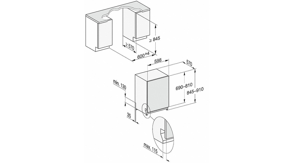 Máy rửa chén âm tủ Miele G 7165 SCVi XXL AutoDos