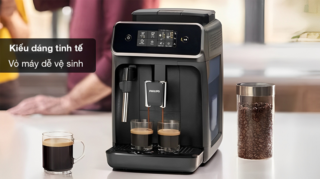 Máy pha cafe tự động Philips EP2220/10 Series 2200 - Tổng quan thiết kế