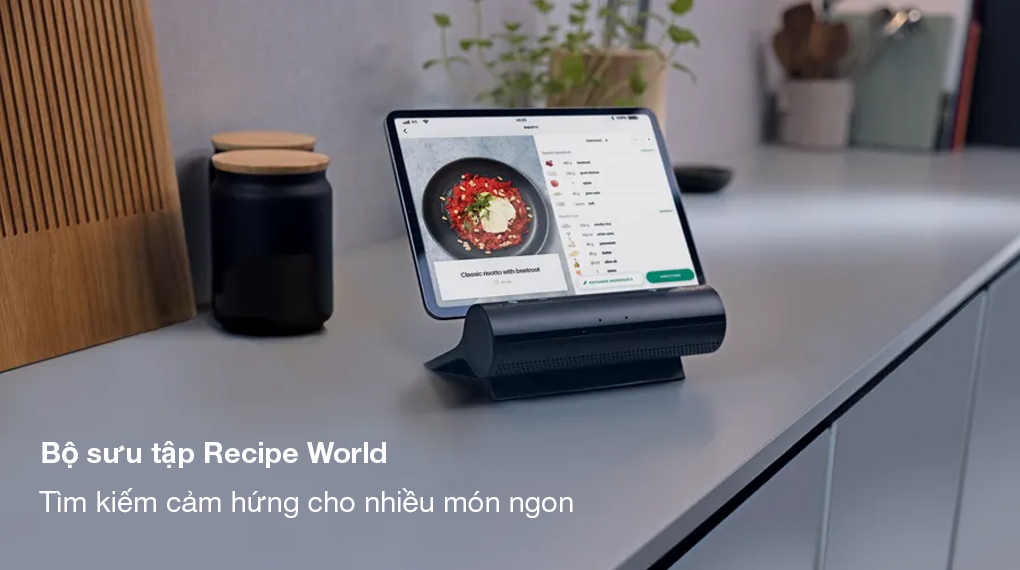 Lò nướng kèm hấp Siemens HS736G3B1 iQ700 âm tủ - Khám phá bộ sưu tập Recipe World