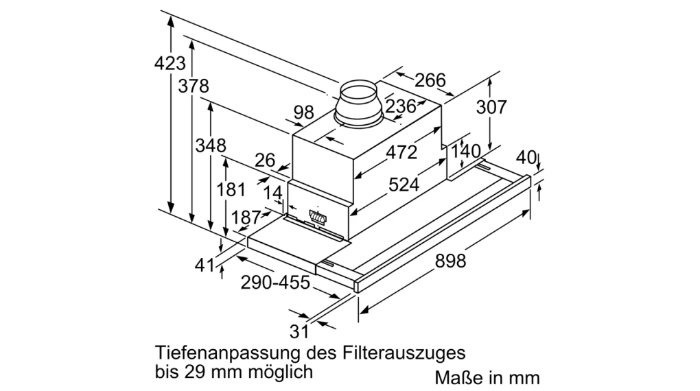 Máy hút mùi âm tủ Siemens LI99SA684 iQ700