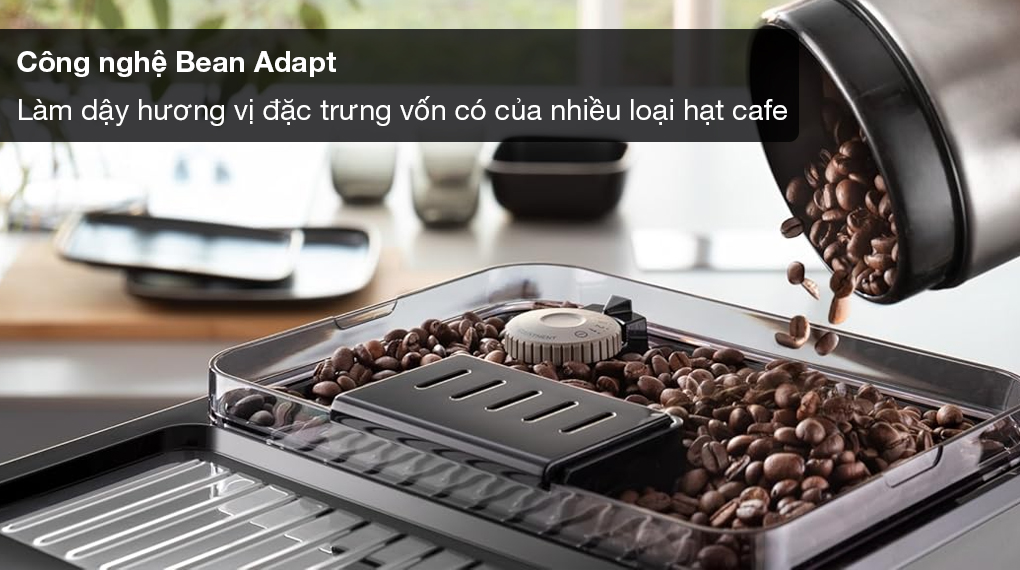 Máy pha cafe tự động Delonghi ECAM452.67.G Eletta Explore - Thách thức mọi loại hạt cafe cùng công nghệ Bean Adapt