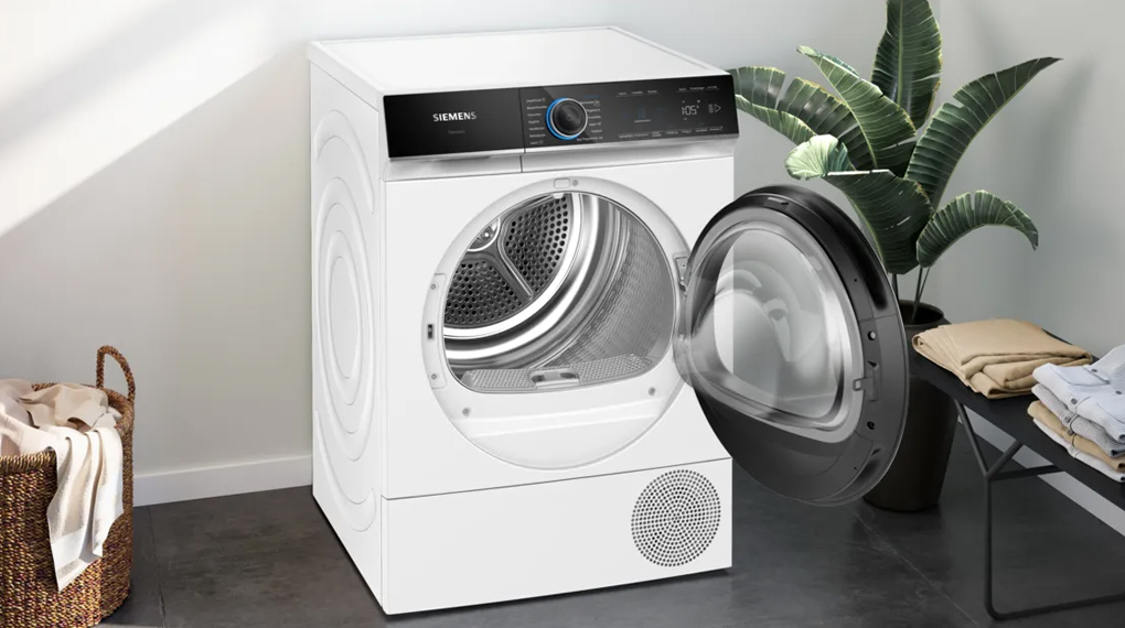 Máy sấy bơm nhiệt Siemens 9 kg WQ46B2 iQ700 - Quần áo khô nhanh chóng, tiết kiệm thời gian phơi đồ