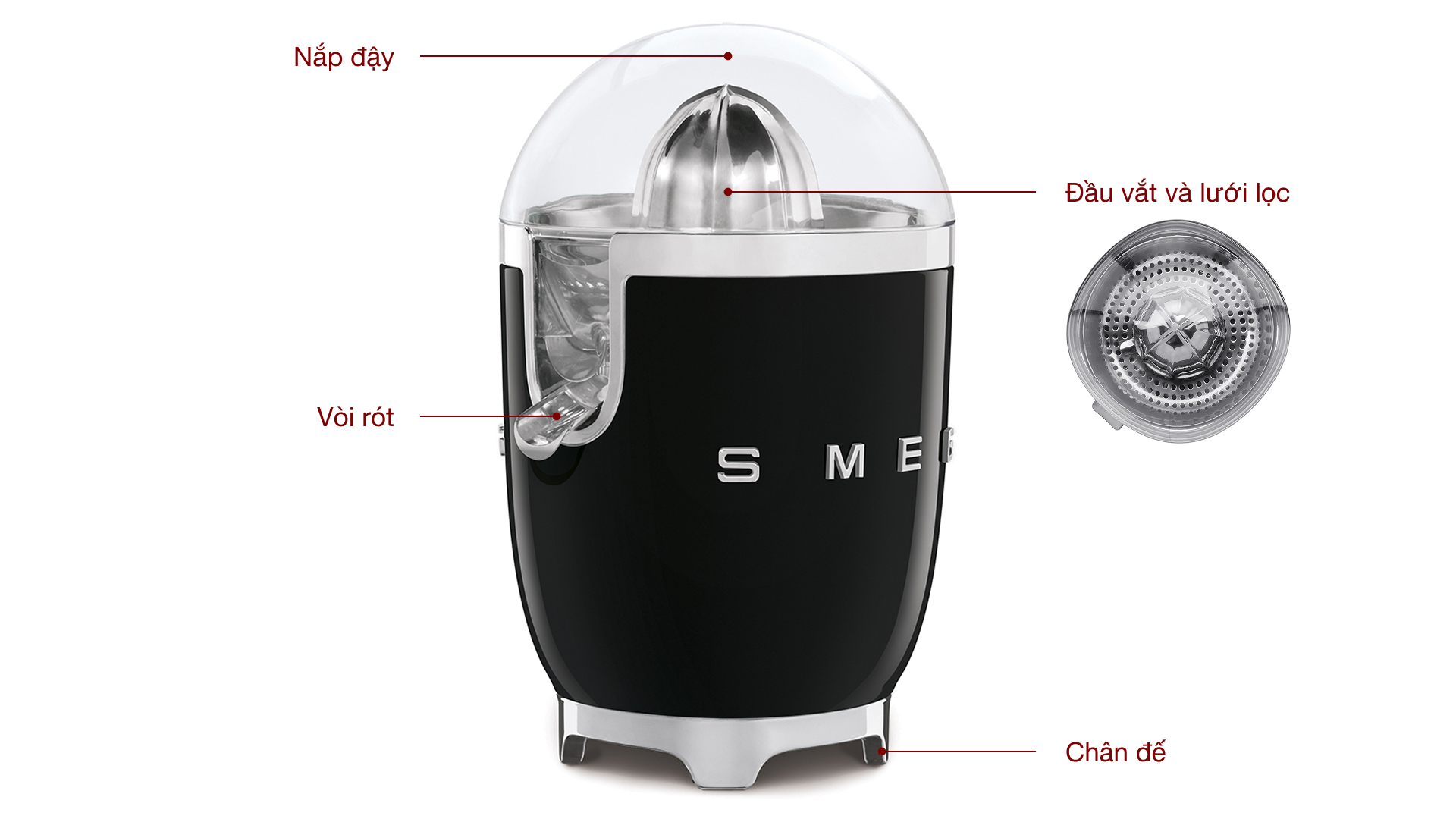 Máy vắt cam Smeg CJF11
