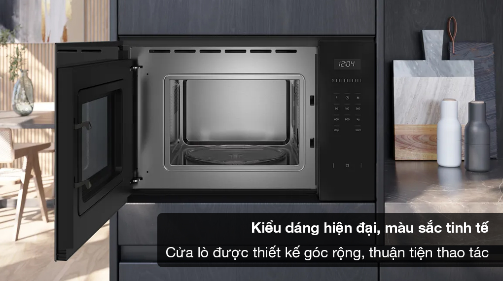 Lò vi sóng Siemens BF525LMB1 iQ500 âm tủ - Tổng quan thiết kế