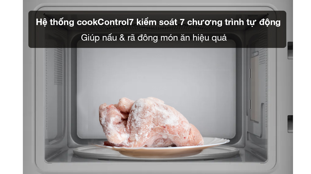 Lò vi sóng Siemens BF525LMB1 iQ500 âm tủ - Hệ thống cookControl7 kiểm soát 7 chương trình tự động