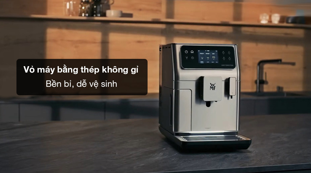 Máy pha cafe tự động WMF CP813D10 Perfection 660-Tổng quan thiết kế Máy pha cafe tự động WMF CP813D10 Perfection 660-Tổng quan thiết kế