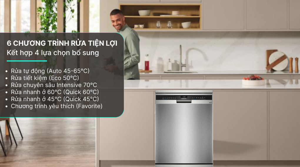 Máy rửa bát Siemens SN23HI02ME