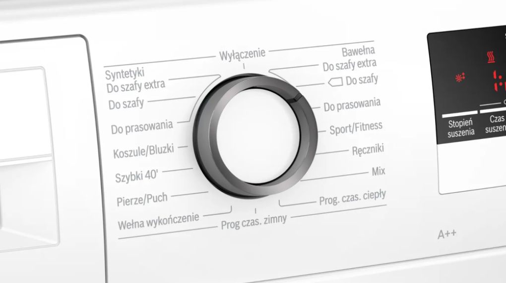 Máy sấy bơm nhiệt Bosch 8 kg WTH85V0GPL Serie 4 - khối lượng sấy và chương trình hoạt động