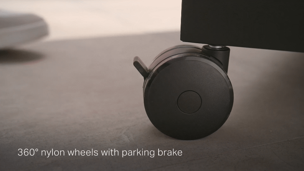 Bếp nướng gas Rösle ALLFLAME Hero 6 28000 W-Trang bị bánh xe linh hoạt