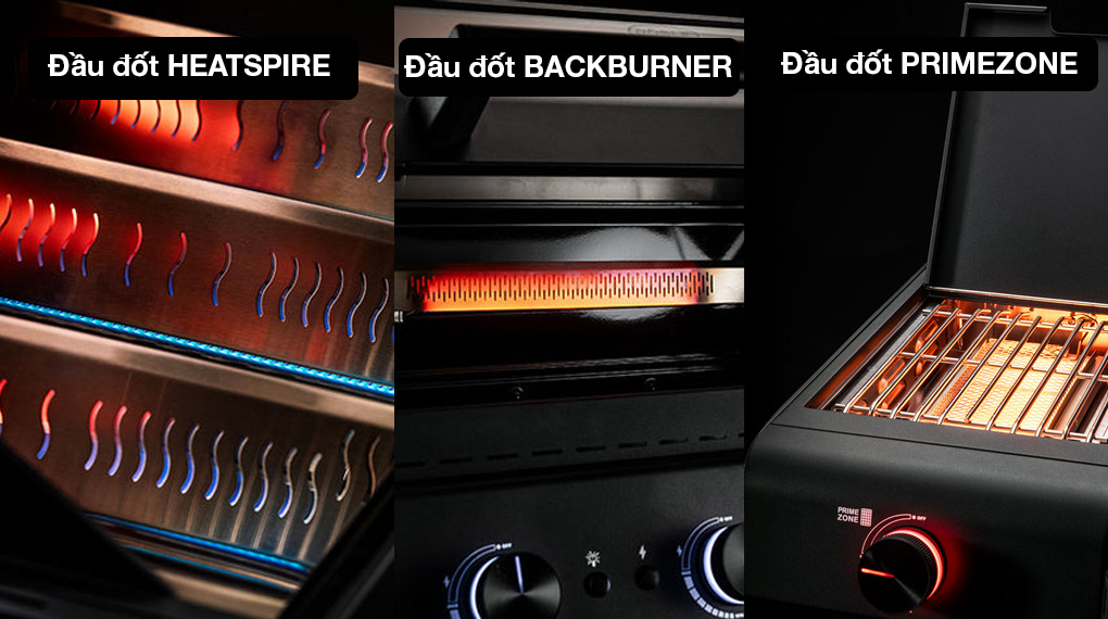 Bếp nướng gas Rösle ALLFLAME Hero 6 28000 W-Trang bị 8 đầu đốt Bếp nướng gas Rösle ALLFLAME Hero 6 28000 W-Trang bị 8 đầu đốt