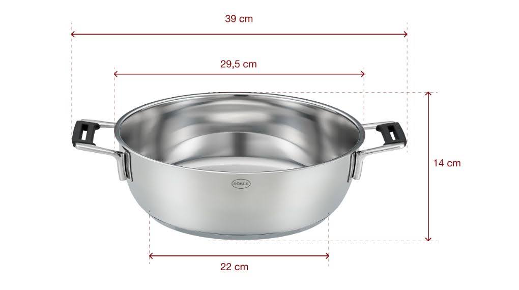 chao inox 2 quai rosle 910950 silence pro 2 Gia Dụng Đức Sài Gòn