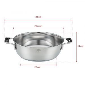 chao inox 2 quai rosle 910950 silence pro 3 Gia Dụng Đức Sài Gòn