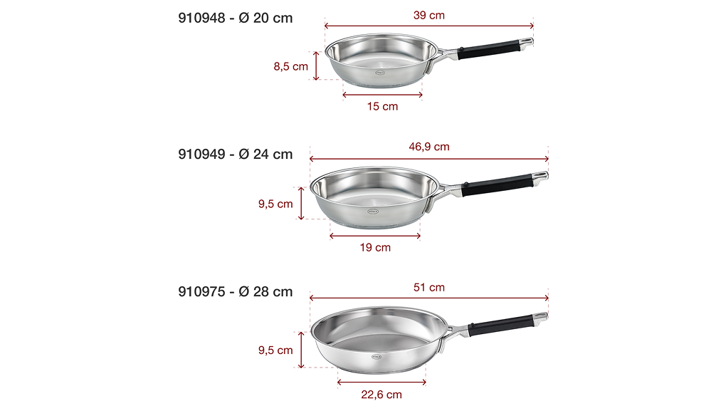 Chảo inox Rösle SILENCE PRO