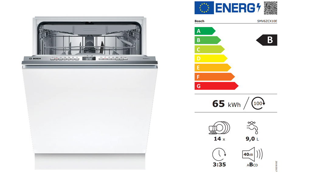 Máy rửa chén âm toàn phần Bosch SMV6ZCX10E Serie 6