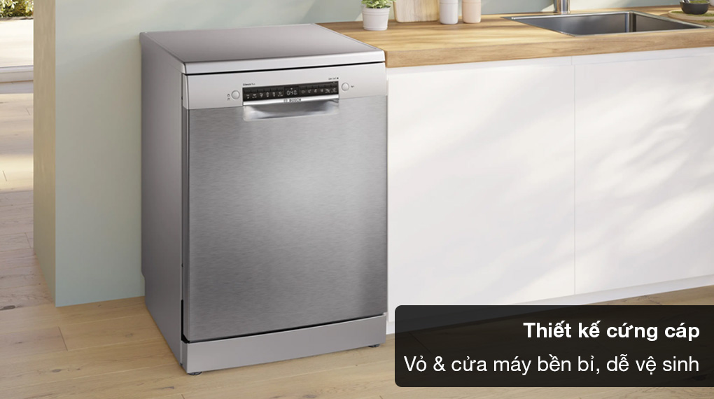 Máy rửa chén độc lập Bosch SMS4EMI01E Serie 4-Tổng quan thiết kế Máy rửa chén độc lập Bosch SMS4EMI01E Serie 4-Tổng quan thiết kế