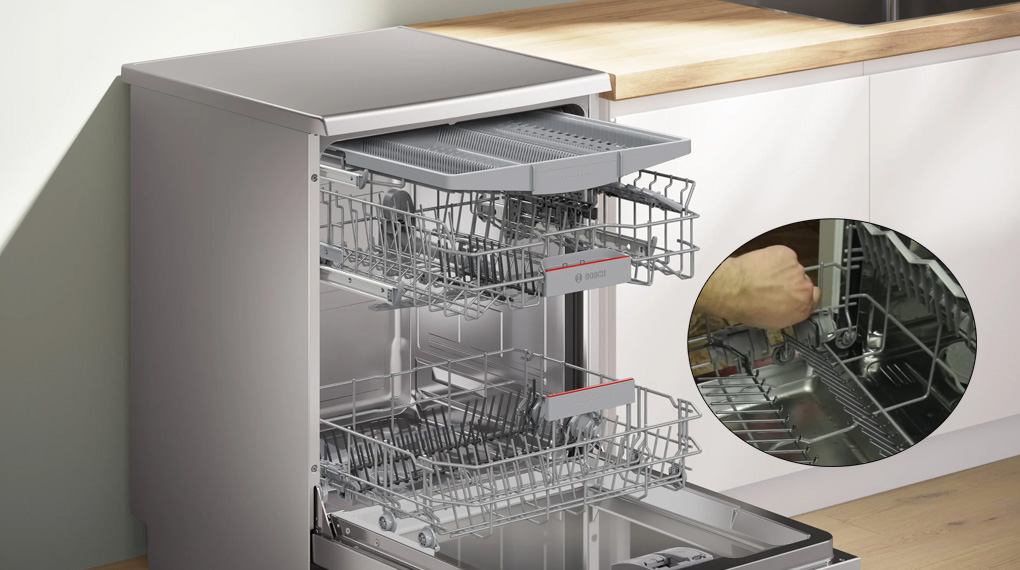 Máy rửa chén độc lập Bosch SMS4EMI01E Serie 4-Các hệ thống giàn rửa Máy rửa chén độc lập Bosch SMS4EMI01E Serie 4-Các hệ thống giàn rửa