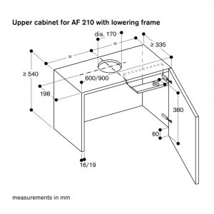 May hut mui ap tuong Gaggenau AF210162 serie 208 Gia Dụng Đức Sài Gòn