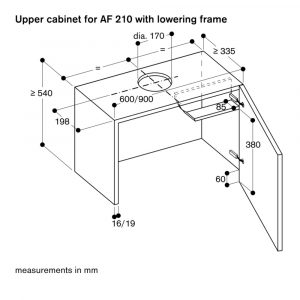 May hut mui ap tuong Gaggenau AF210192 serie 206 Gia Dụng Đức Sài Gòn