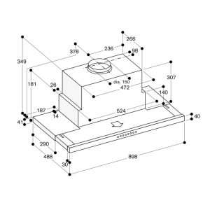 May hut mui ap tuong Gaggenau AF210192 serie 207 Gia Dụng Đức Sài Gòn