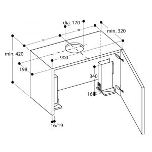 May hut mui ap tuong Gaggenau AF210192 serie 209 Gia Dụng Đức Sài Gòn