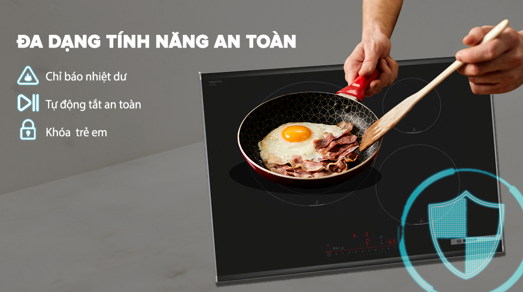 Bếp từ 3 vùng nấu Bosch PID775HC1E