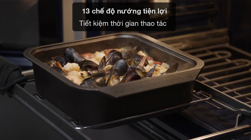 Lò Nướng âm tủ Gaggenau BO450112 Serie 400 - 13 chế độ nướng tiện lợi