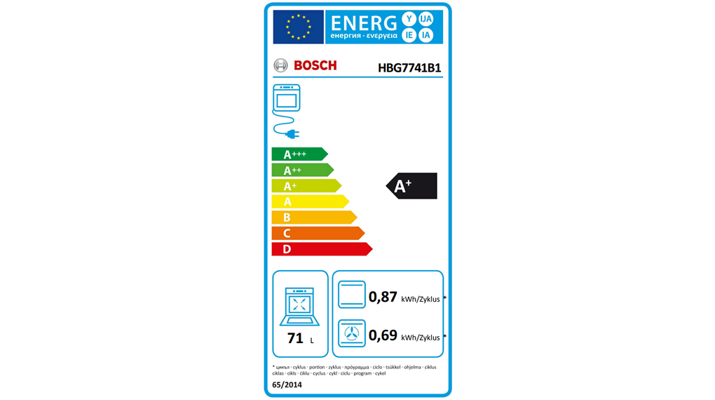 Công suất nướng 3600 W, khoảng nhiệt độ từ 30°C đến 300°C lo nuong bosch hbg7741b1 serie 8 1 1 Gia Dụng Đức Sài Gòn