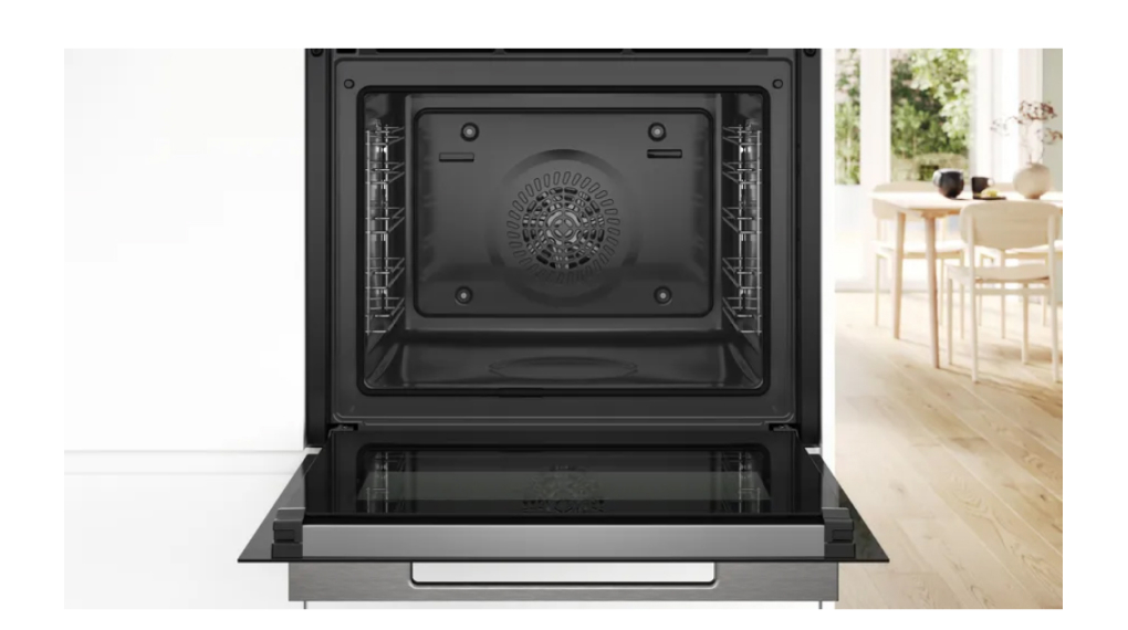Bên trong khoang lò nướng phủ men màu đen anthracite lo nuong bosch hbg7741b1 serie 8 5 1 Gia Dụng Đức Sài Gòn