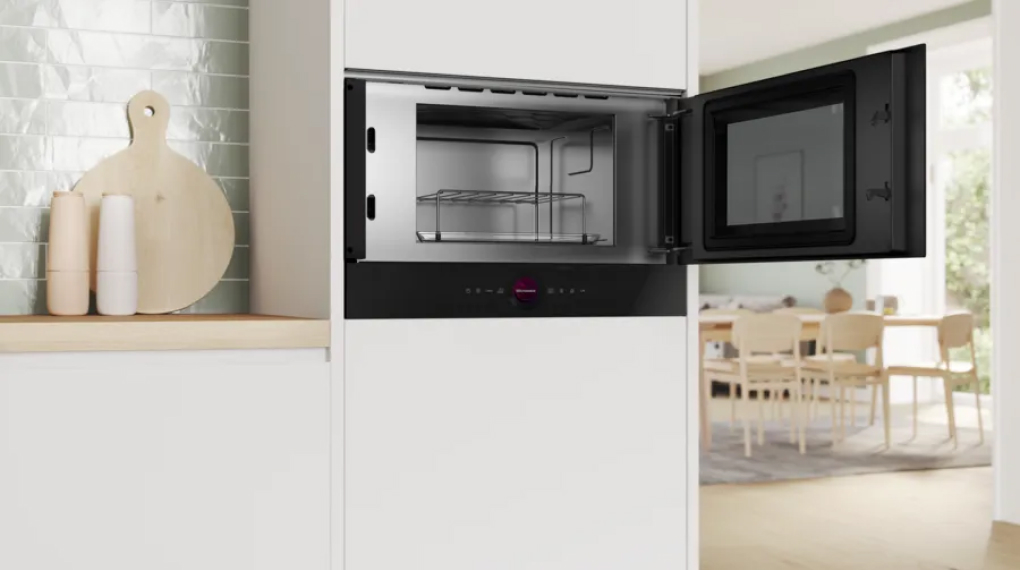 Lò vi sóng kèm nướng Bosch BER7321B1 Series 8 âm tủ - Kết hợp chức năng vi sóng và nướng Lò vi sóng kèm nướng Bosch BER7321B1 Series 8 âm tủ