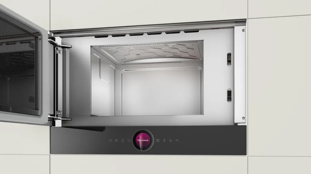 Lò vi sóng kèm nướng Bosch BER7321B1 Series 8 âm tủ - Công nghệ Inverter gia nhiệt ổn định Lò vi sóng kèm nướng Bosch BER7321B1 Series 8 âm tủ