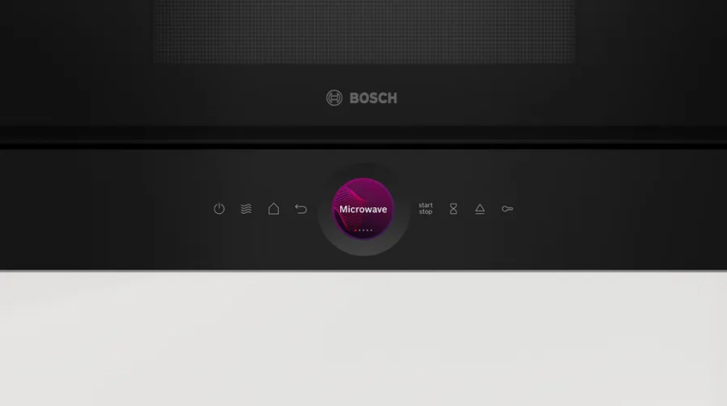 Lò vi sóng kèm nướng Bosch BER7321B1 Series 8 âm tủ - Bảng điều khiển Lò vi sóng kèm nướng Bosch BER7321B1 Series 8 âm tủ