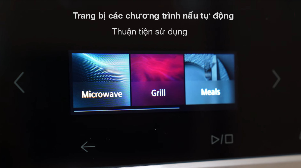 Lò vi sóng kèm nướng Siemens CE732GXB1 iQ700 âm tủ-Trang bị nhiều chương trình nấu Lò vi sóng kèm nướng Siemens CE732GXB1 iQ700 âm tủ-Trang bị nhiều chương trình nấu