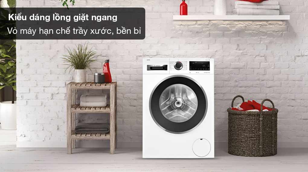 Máy giặt Bosch 9 kg WGG244A0SG Series 6-Tổng quan thiết kế Máy giặt Bosch 9 kg WGG244A0SG Series 6-Tổng quan thiết kế