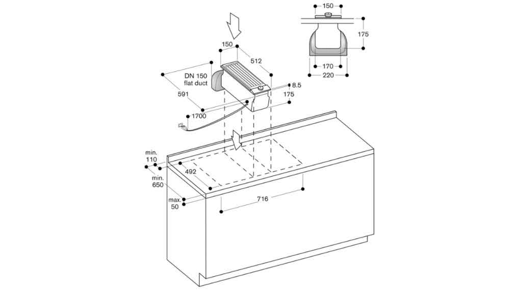 may hut mui am ban gaggenau vl200120 2 Gia Dụng Đức Sài Gòn
