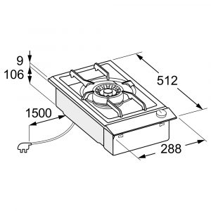 bep gas don lap am gaggenau vg231120f vario series 200 8 Gia Dụng Đức Sài Gòn