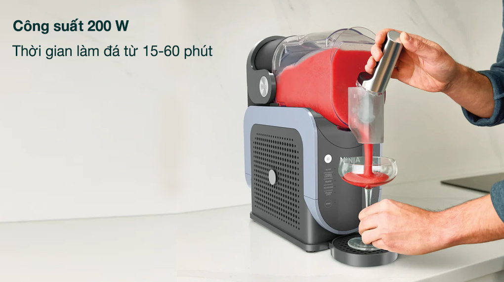 Máy làm đá tuyết Ninja FS301EU SLUSHi-Công suất 200 W