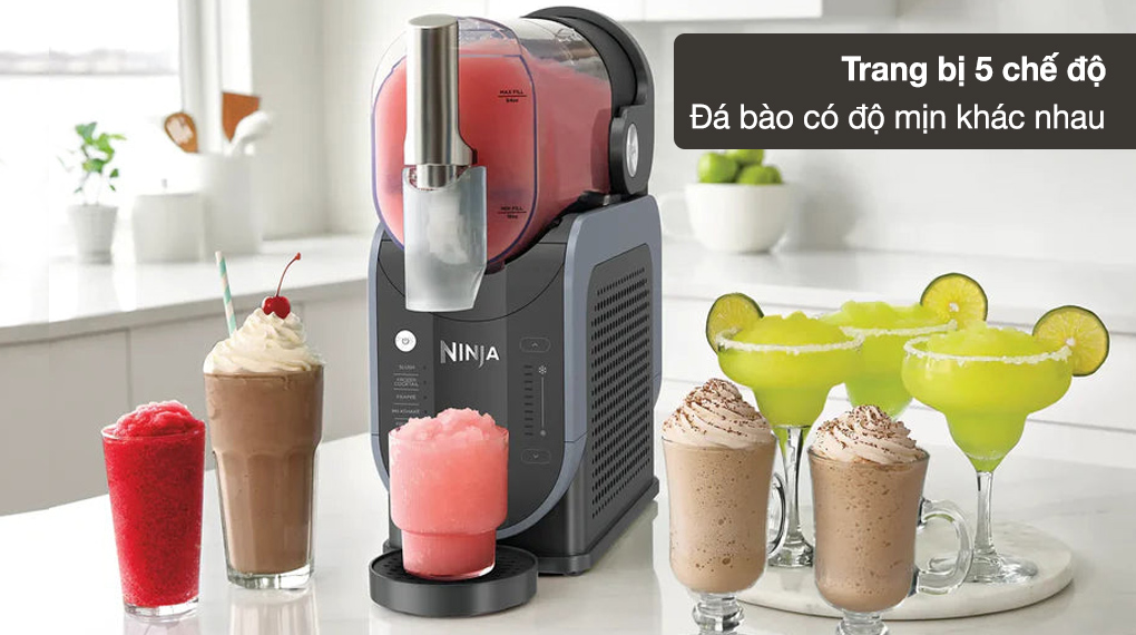 Máy làm đá tuyết Ninja FS301EU SLUSHi-Trang bị 5 chế độ