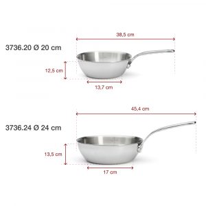 chao inox de buyer 3736 rounded saute pan affinity 12 Gia Dụng Đức Sài Gòn