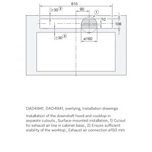 Máy hút mùi âm bàn Miele DAD 4841 Levantar 16 may hut mui am ban miele dad 4841 levantar 14 Gia Dụng Đức Sài Gòn