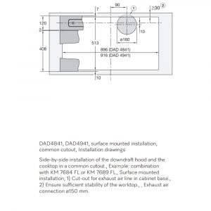 Máy hút mùi âm bàn Miele DAD 4841 Levantar 20 may hut mui am ban miele dad 4841 levantar 18 Gia Dụng Đức Sài Gòn