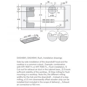 Máy hút mùi âm bàn Miele DAD 4841 Levantar 21 may hut mui am ban miele dad 4841 levantar 19 Gia Dụng Đức Sài Gòn