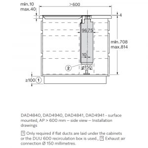 Máy hút mùi âm bàn Miele DAD 4841 Levantar 9 may hut mui am ban miele dad 4841 levantar 7 Gia Dụng Đức Sài Gòn