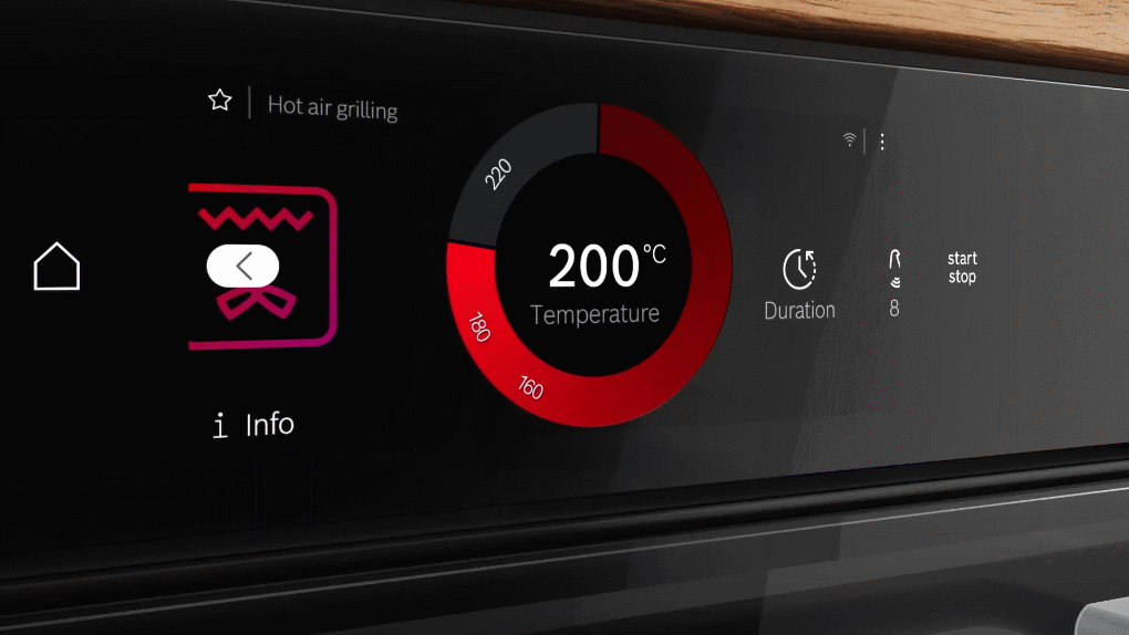 Lò nướng kèm hấp Bosch CSG958DB1 Series 8 Accent Line âm tủ-Đầu dò nhiệt độ đa điểm PerfectRoast Plus Lò nướng kèm hấp Bosch CSG958DB1 Series 8 Accent Line âm tủ-Đầu dò nhiệt độ đa điểm PerfectRoast Plus