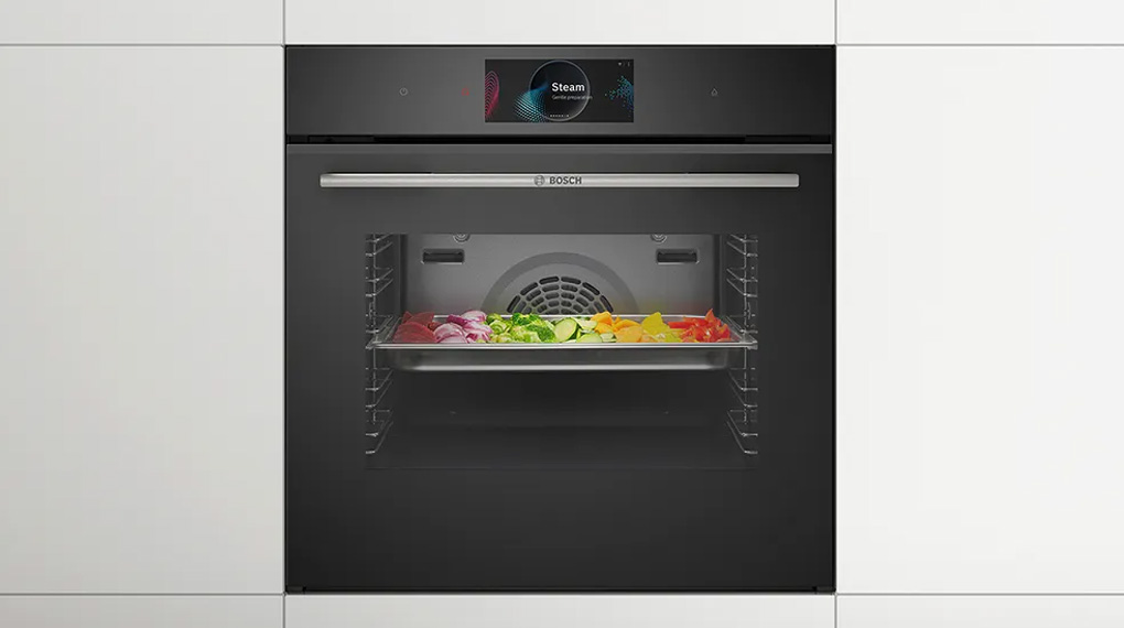 Lò nướng kèm hấp Bosch CSG958DB1 Series 8 Accent Line âm tủ-Có nhiều tiện ích khác nâng cao sự trải nghiệm Lò nướng kèm hấp Bosch CSG958DB1 Series 8 Accent Line âm tủ-Có nhiều tiện ích khác nâng cao sự trải nghiệm