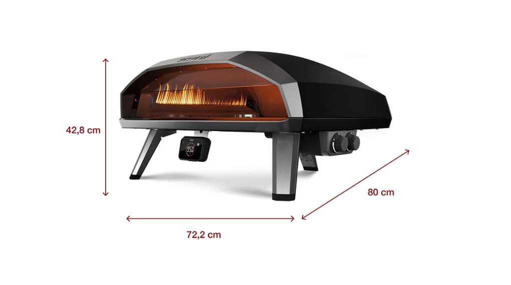 Lò Nướng Pizza Ngoài Trời Ooni Koda 2 Max Dùng Gas 24inch Màu Đen Foundry - Thông số lắp đặt lo nuong pizza ngoai troi ooni koda 2 max 3 Gia Dụng Đức Sài Gòn