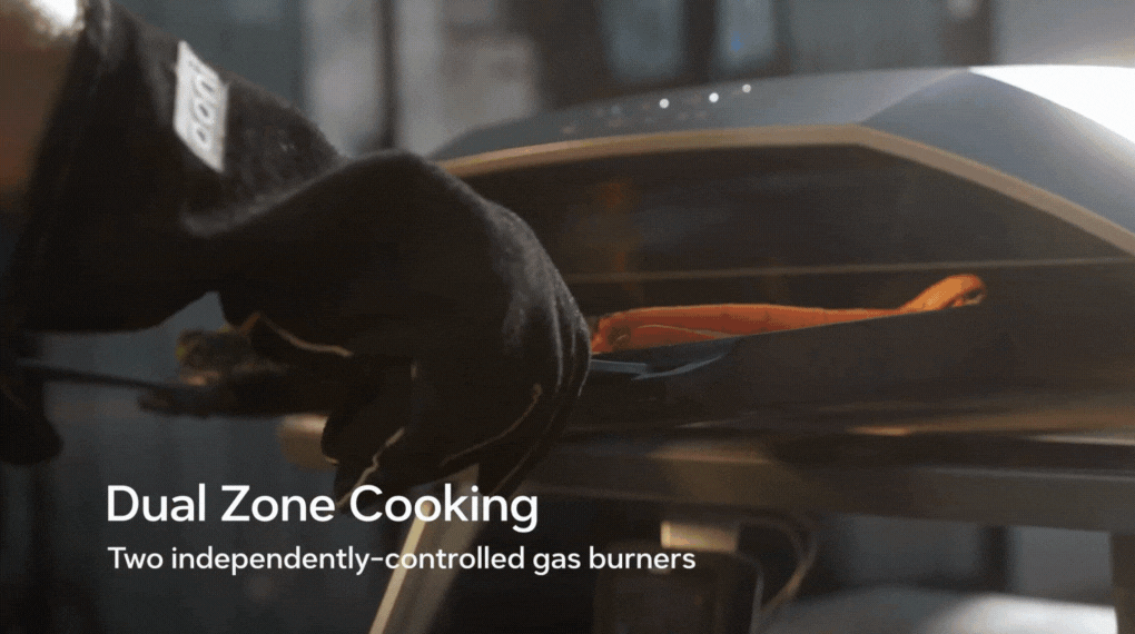 Lò Nướng Pizza Ngoài Trời Ooni Koda 2 Max Dùng Gas 24inch Màu Đen Foundry - Hai vùng nấu độc lập lo nuong pizza ngoai troi ooni koda 2 max 6 Gia Dụng Đức Sài Gòn