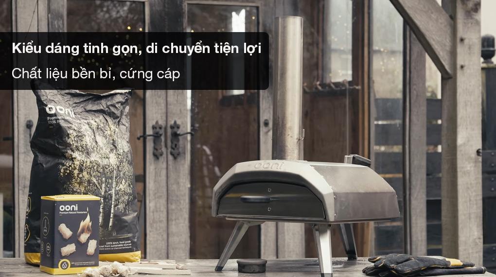 Lò nướng Pizza ngoài trời Ooni UU-P29400 Karu 12 1st Generation 16 Lò nướng Pizza ngoài trời Ooni UU-P29400 Karu 12 1st Generation-Tổng quan thiết kế