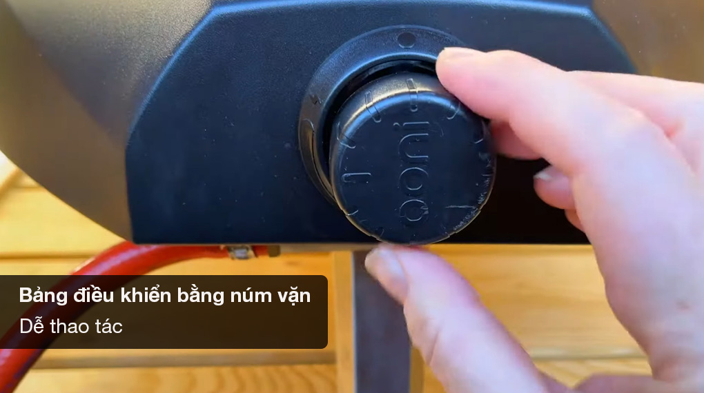 Lò nướng pizza ngoài trời Ooni Koda 12-Bảng điều khiển núm vặn