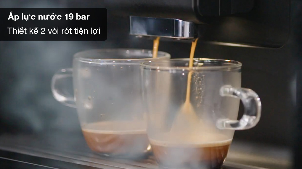 Máy pha cafe tự động Bosch CTL9181B0 Serie 8 Accent Line-Áp lực nước 19 bar Máy pha cafe tự động Bosch CTL9181B0 Serie 8 Accent Line-Áp lực nước 19 bar