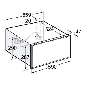 ngan giu am gaggenau 54 lit ws462112 series 400 1 Gia Dụng Đức Sài Gòn